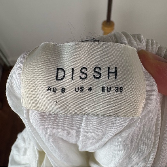 Dissh 100% Linen Cooper Halter Long Maxi Dress White- AUS 8, US 4 - Picture 11 of 11